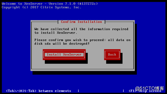 安装citrix xenserver 7.1.0系统
